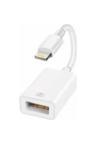 Newface Apr14 Apple Uyumlu iPhone Otg - Beyaz Beyaz
