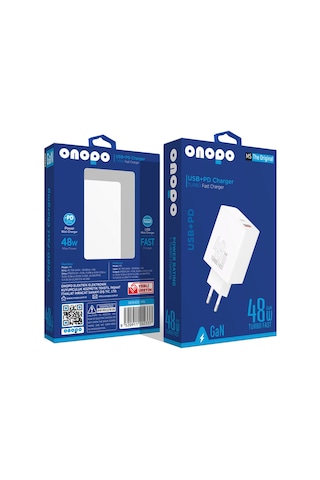 Onopo M5 48W Type-C USB Şarj Adaptörü