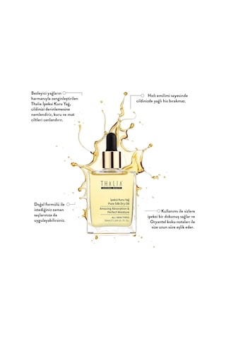 Thalia Besleyici İpeksi Nemlendiricili Kuru Yağ 50 ML