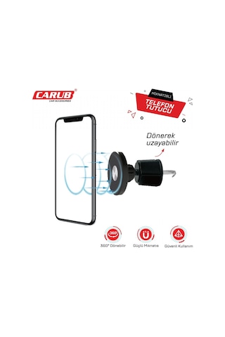 Carub Telefon Tutucu Mıknatıslı Havalandırma Kancalı Br5901019