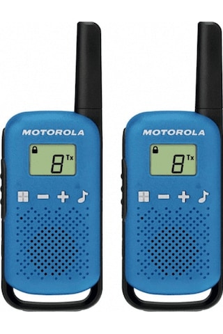 Motorola TLKR-T42 Pmr 2'li El Telsizi Mavi