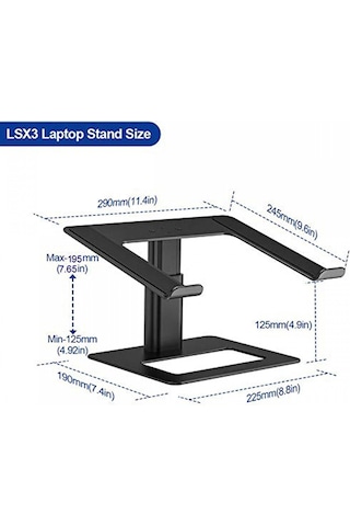 Ayarlanabilir Dizüstü Bilgisayar Standı Asansörlü Laptop Standı