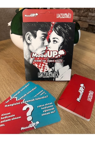 Moodup Romantik Kart Oyunu 40 Adet Çiftler İçin Soru Ve Konu Açıcı Kartlar