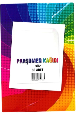 50'li Parşomen Kağıdı - Çizgisiz 60Gr