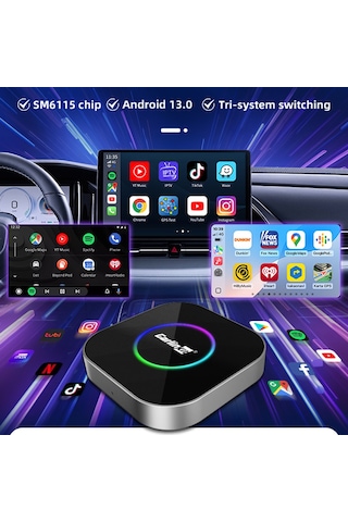 Carlinkit Tbox S2 4+64g Android 13.0 Carplay Youtube Video Oynat