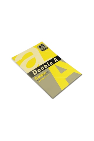 Double A Renkli Fotokopi Kağıdı 25 Li A4 80 Gr Limon Sarısı
