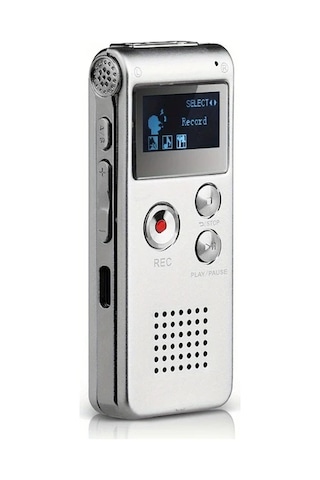 Willowhaven 8gb Mp3 Çalar Gümüş Dijital Ses Kayıt Cihazı 6 Kayıt Modu 650 Saat Pil Ömürü