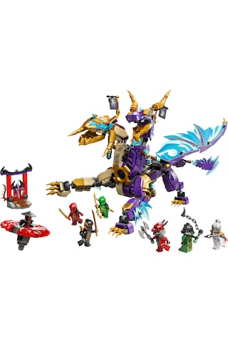 LEGO® NINJAGO® Odak Ark Ejderhası 71836 - 9 Yaş ve Üzeri Çocuklar için 8 Ninja Minifigürü İçeren Yaratıcı Oyuncak Yapım Seti (869 Parça)