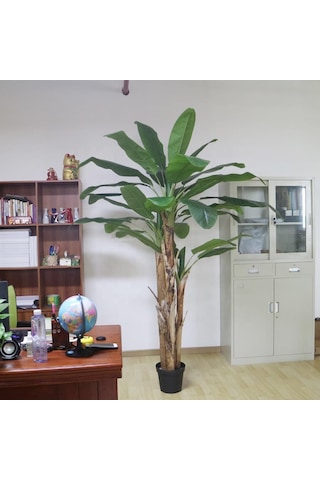 Yapay Ağaç Dev Muz Ağacı Yapay Starliçe 280cm 3 Gövdeli