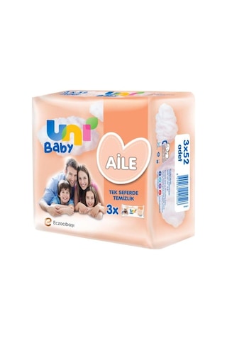 Uni Baby Aile Islak Havlu 24X52'Li