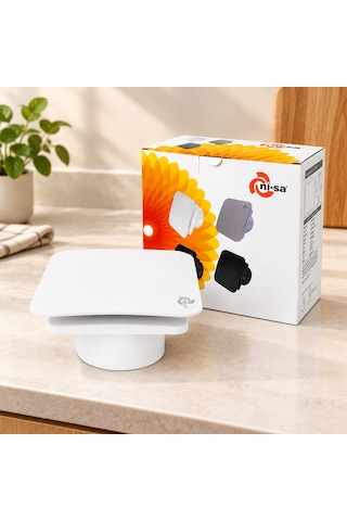 120 Mm Plastik Banyo Tuvalet Aspiratörü 16w 80m³/h