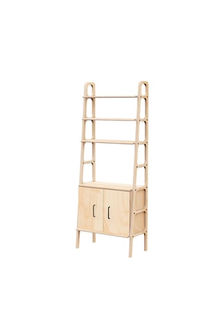 Woodesk Rota, Ahşap Kitaplık Ve Raf Ünitesi, 190x75 Natural Renk