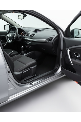 Renault Fluence Krom Kapı Eşik Koruması Black Edition 2010-2013 4 Parça