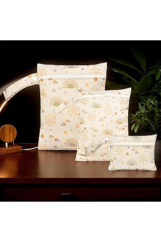 Bebek Nem Geçirmez Çanta, Plaj Çantası 3 Parçalı Set, Su Geçirmez Seyahat Saklama Çantası, Kamp, Yüzme Havuzu Ve Seyahat Bezleri İçin Uygundur Diğer