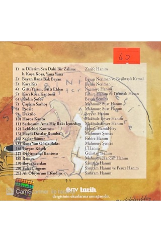 Plak Değildir Cd Dir Cd Kantolar 1905-1945 Cd