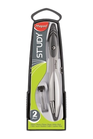 Maped 119450 Study Pergel + Uç Kutusu 2'li Paket