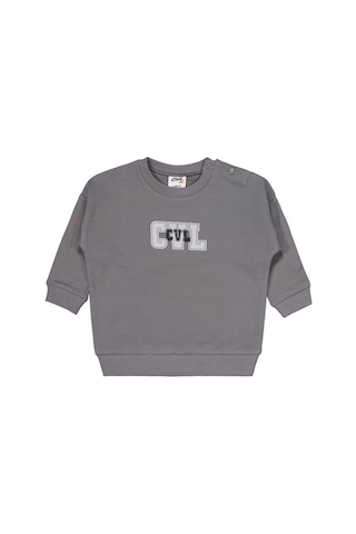 Civil Baby Cvl Baskılı 6-18 Ay Takım - Gri Füme