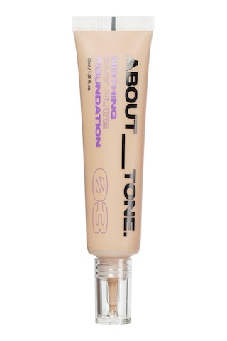 About Tone Doğal Yarı Mat Görünümlü Fondoten About Tone Nothing But Nude Foundation 03