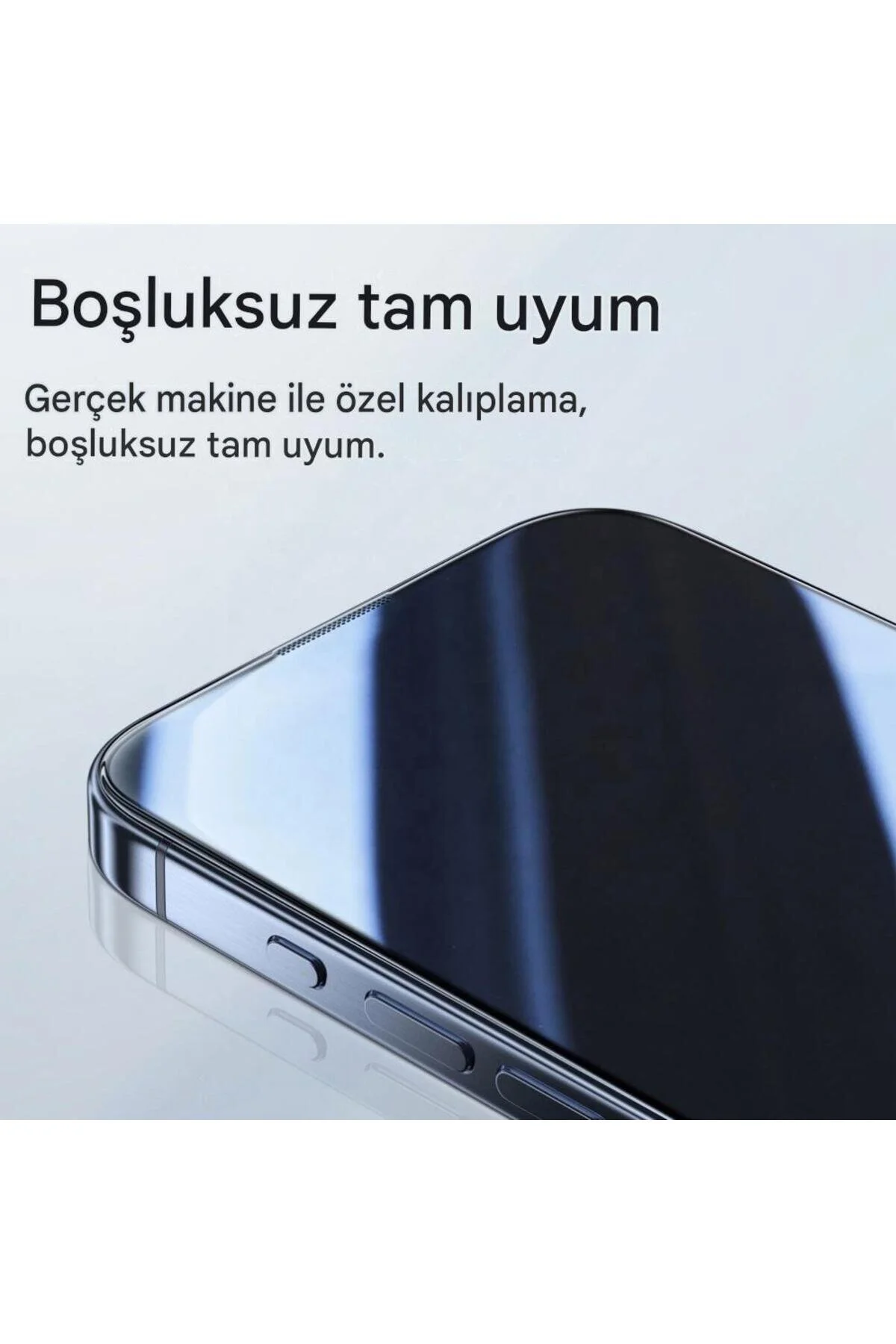 Apple Uyumlu iPhone 18 Pro Max Ekran Koruyucu 9h Kırılmaz Temperli Cam Çizilmez Parmak İzi Önleyici