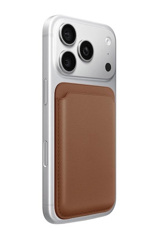 Nettech Nt-cw01 Telefon Mıknatıslı Deri Kartlık Cüzdan - Kahverengi
