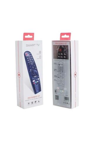 Huayu Rm-g3900 V2 LG Uyumlu Smart Tv Netflix-amazon Tuşlu Universal Sihirli Kumanda
