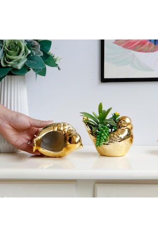 Suntek Avrupa Tarzı Seramik Kuş Süsleri El Sanatları Masa