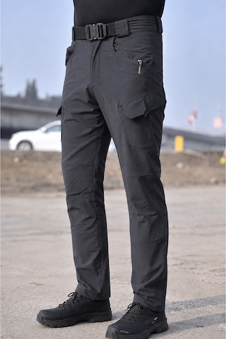 Modmen Erkek Taktik Outdoor Kargo Pantolon Çok Cepli Esnek Günlük Ve Outdoor Kullanım Antrasit