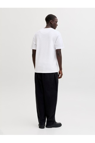 Jack & Jones Blaethan Logo Erkek Beyaz Tişört 12292340-bw