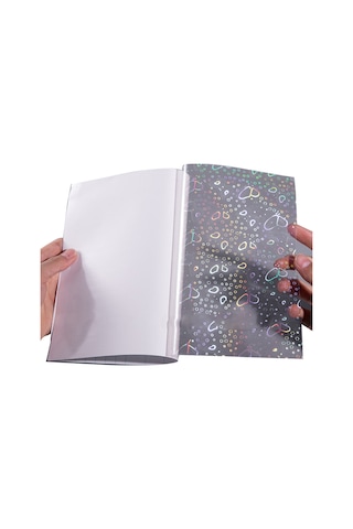 Hombey 20 Adet A4 Boy 210x297mm Parlak Tozlu Soğuk Lamine Film - Otomatik Yapışkan, Makine Gerektirmeyen, Fotoğraf/ Belgeler İçin Koruyucu Folyo
