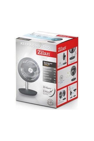 Zln4000 Şarjlı Masa Üstü Vantilatör