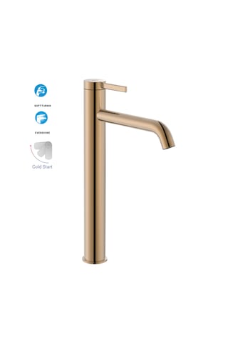 Roca A5a349erg0 Ona Yüksek Çanak Lavabo Bataryası Rose Gold