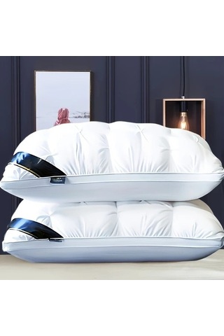 Trendooze 2025 Kalın Yastık 19x29 İnç Yatak Kalitesi Yumuşak Polyester Ev Ve Kamp Seviyesi Yastık