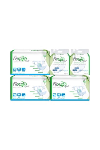 Flexi Life Hasta Bezi Bel Bantlı M 90 Adet+ Yatak Koruyu 60 Adet M