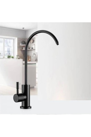 Sardıcı Siyah Arıtma Suyu Musluğu Krom