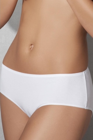 Doreanse 7106 Bayan Modal Yüksek Bel Beyaz Slip Külot