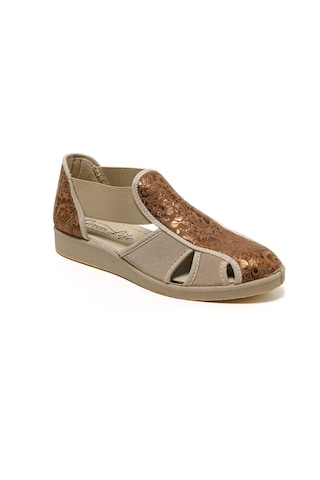Sandalet Kadın 169 Green Life Stretch Women's Footwear Brown Brown Kahverengi