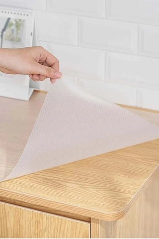 Eva Şeffaf Kaydırmaz Raf Dolap Ve Çekmece Örtüsü 45 Cm X 5 M Renkli