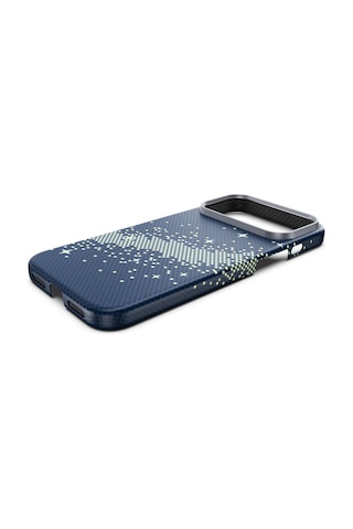 Njoyny Aı Kevlar Stars Apple Uyumlu iPhone 18 Pro Magsafe Kılıf Mavi