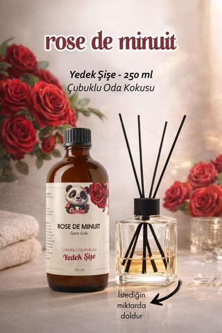 Rosie Rose De Minuit Çubuklu Oda Kokusu Yedek Şişe 250 Ml Gece Gülü Aromalı Yedek Şişe Fresh