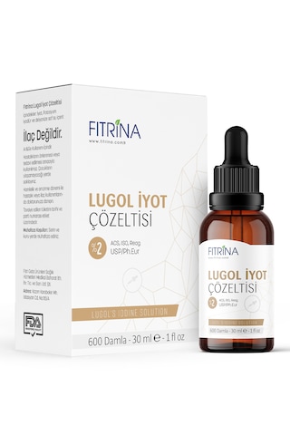 Fıtrina Lugol %2 İyot Çözeltisi 30 ML