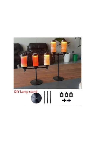 Bloomnest Usb Şarjlı Kamp Lambası, Güçlü Mini Led Fener, Açık Hava Kamp Işığı, Su Geçirmez Kamp Malzemeleri A G1259 Newway Asorti Asorti Çok Renkli