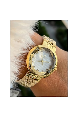 Reward Rw3252 Taşlı Şık Kadran Çelik Kordon Kadın Kol Saati