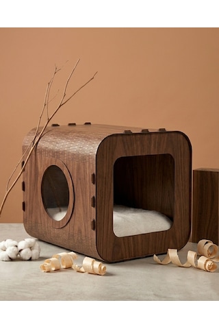 Özel Tasarım Nova Mdf Kedi Evi