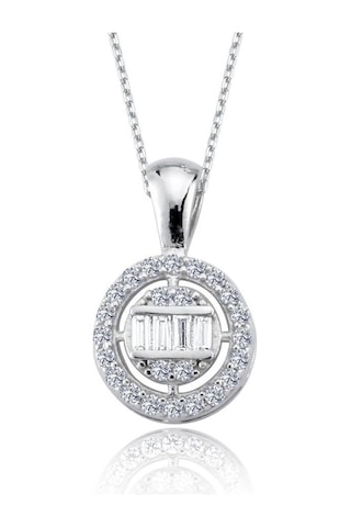 Mia Vento Pırlanta Montür Baget Yuvarlak Üçlü Gümüş Mini Set