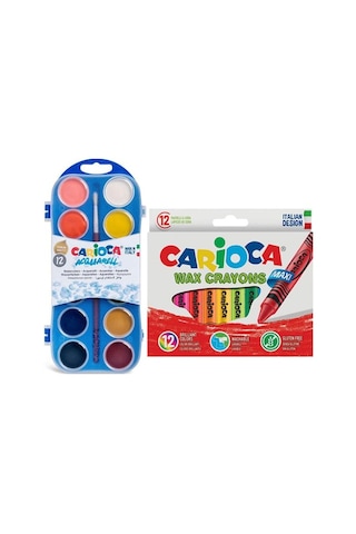 Carioca Yıkanabilir Pastel Boya Ve Sulu Boya Seti