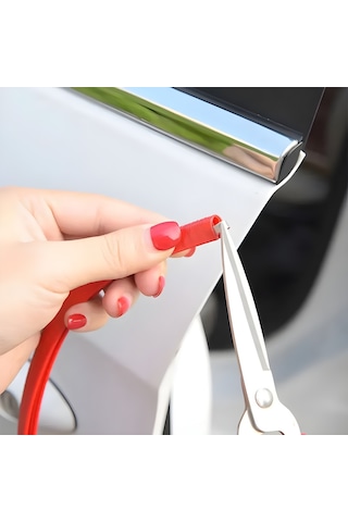 Honda City Oto Araç Kapı Koruma Fitili 5metre Parlak Kırmızı Renk