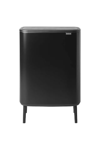 Brabantia Çöp Kutusu 60 Lt Bo Touch Dokunmatik Kapak Matt Siyah 1 Siyah