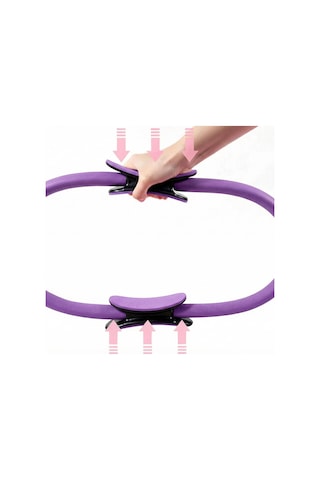 Rebuwo Pilates Çemberi Mor