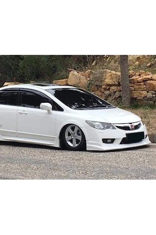 Honda Civic Fd6 Makyajlı Kasa Typer Ön Ek Karlık Plastik Mat Siyah 2009 2010 2011 2012 Karlık+bodykit+ek