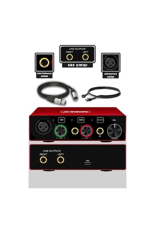 Karın Bölgesix Glx Paket-3 Bm800 Mikrofon + Stüdyo Ses Kartı + Stand + Filtre
